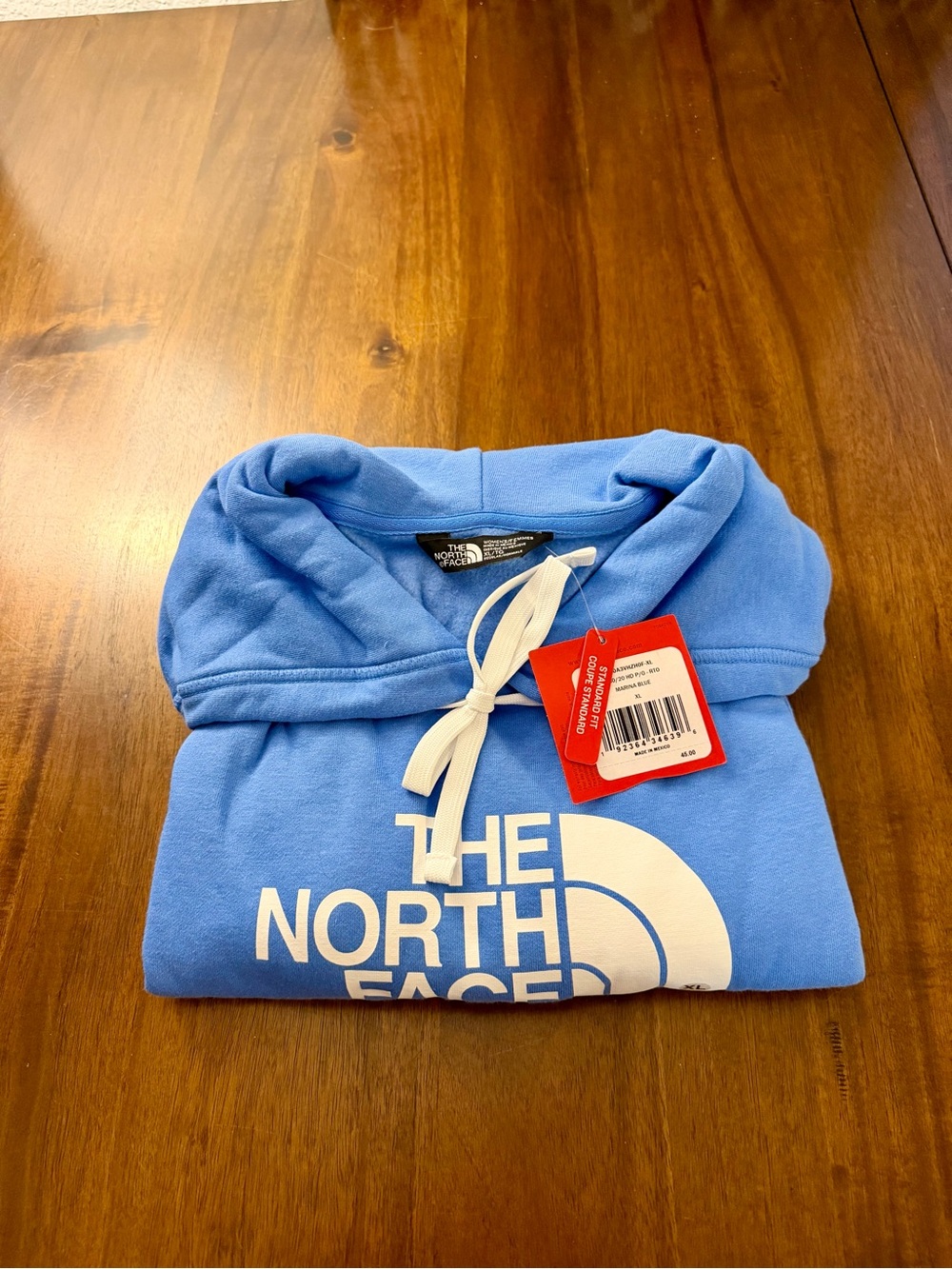 The North Face Light Blue Logo Woman’s Hoodie